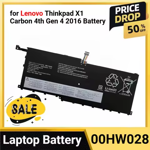 00HW028 for Lenovo Thinkpad X1 Carbon 4th Gen 4 2016 Battery Yoga Gen1/2 01AV409 01AV438