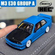 Mortal Model 1/64 M3 E3O GROUP A HEC 2025 Alloy Motor Vehicle Diecast Models Car Toys Collection Boy