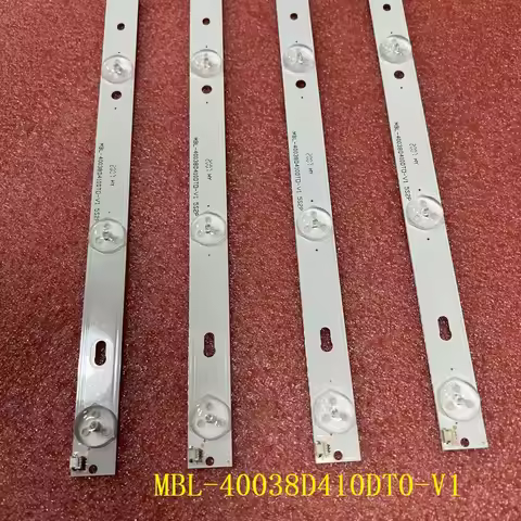 Kit 4pcs 10LED LED backlight bar for BAUHN B40-63UHDF CV9203H-A42 TD SYSTEMS K40DLT1F MBL-40038D410D