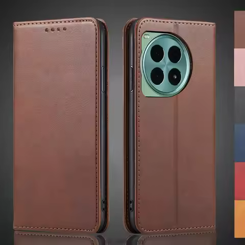 Magnetic attraction Leather Case for Oneplus ACE 3 Pro / 1+ACE3Pro Holster Flip Cover Case Wallet Ph