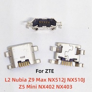 10-100Pcs USB Charger Charging Dock Port Connector Plug Jack For ZTE L2 Nubia Z9 Max NX512J NX510J N