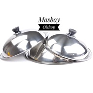 Stainless Steel Wok Pan Lid Stainless Steel Wok Pan Lid/ 42 cm
