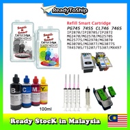 【NEW】Refillable Smart Cartridge For 745 746 / PG-745 CL-746 / PG745 CL746 / 745XL 746XL / 745S 746S 