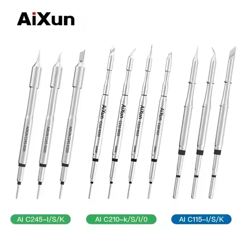 Aixun C115 C210 T245 Tips Universal C245 C210 C115 Soldering Iron Tip For JBC AIXUN T3A T3B T420D Su