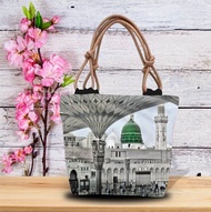 Tas tote sumbu Mekah Kabah oleh oleh umroh dan haji