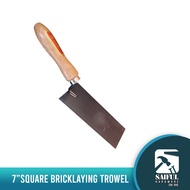 7" SQUARE BRICKLAYING TROWEL