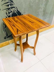 TT.Shop โต๊ะกาแฟเหลี่ยม สีสัก ขนาด 60*60 สูง 70 สีสัก โต๊ะอเนกประสงค์ โต๊ะวางของ