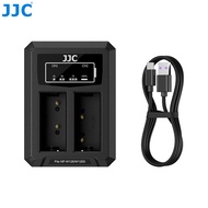 JJC NP-W126 NP-W126S Battery Charger USB-C for Fujifilm X Half X-E5 X100VI X100V X100F X-T50 XT50 X-
