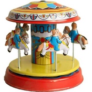 80年代經典懷舊玩具 旋轉木馬（復刻版）