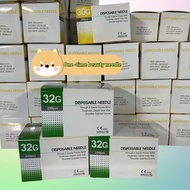 Small Needle 4/13 Mm. For Disposable Medical Beauty 32G 30g Painless And Sharp Tip Individually Pack