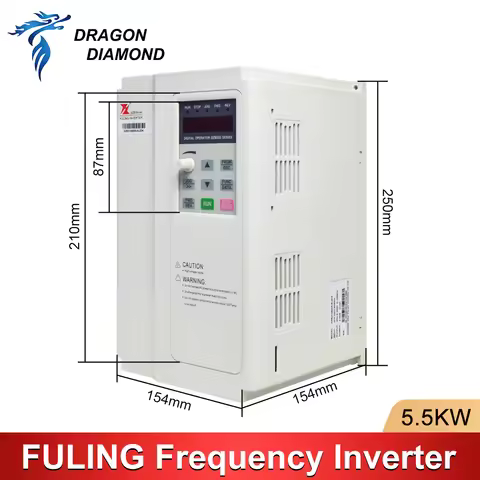 FULING 5.5KW 380V 220V VFD Inverter Single Phase Input and 3 Phase Output Frequency Converter/Invert