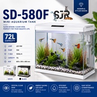 SOBO Mini Aquarium Fish Tank SD-380F SD-480F SD-580F T-830F Set Pump Filter LED Light Mini Bare Ultr