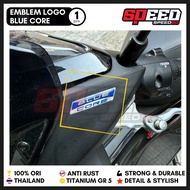 Blue Core Logo Emblem Yamaha Matic Aerox Nmax XMAX Mio Gear Filano Fazzio Project60 Titanium Grade 5