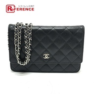 香奈兒 2258**** 絎縫 Coco Mark 經典鏈條皮夾單肩包