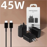 EP-TA845 45W PD Charger Super Fast Charge For Galaxy F55 F56 M56 S25 S24 Ultra A56 A55 EU/US/UK Adap