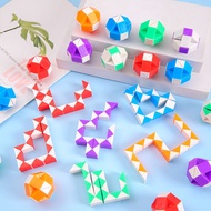 Mini color puzzle snake rubic toy 24/rubic puzzle snake educational toy 24