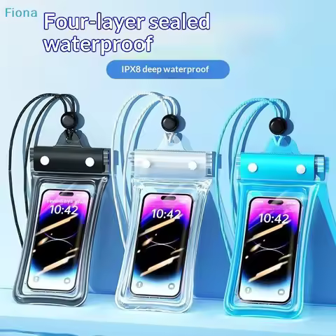 ☭Waterproof Phone Bag Pouch Case For Swimming Diving Clear Armband Touchable Lanyard