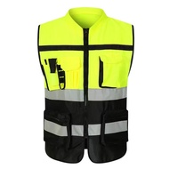 Cycling clothing men's motorcycle reflective vest 骑行服男摩托车反光马甲夹背心衣服赛车服机车服摩旅夜行 骑行服 FGM29