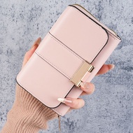 8.12 Multifunctional Ladies Clutch Wallet Short Niche Fashion Multi-card Slot Tri-fold Wallet