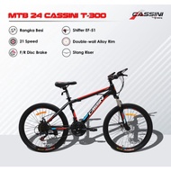 mtb cassini sepeda gunung trex cassini t300 24 inch