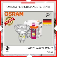 [SIRIM] OSRAM Performance Dimmable GU10 LED Bulb, CRI>90, Warm White 24 degree/ 36 degree (SUPER HIG