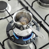 日本霜山 不鏽鋼深型湯鍋/牛奶鍋(附刻度)-500ml