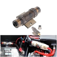 Car Audio Fuse Holder 60A Amplifier Woofer In line 4 or 8 Gauge AWG AGU Fuse Box with 60 Amp Fuse