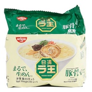 日清拉王 - 日清拉王豬骨味即食麵5包裝 #非油炸