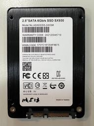 ADATA 威剛 SX930 SATA SSD 240G 2.5吋 固態硬碟