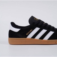 [ New] Sepatu Casual Adidas Munchen Black White Gum Bnib 100% Original