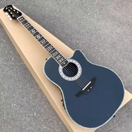 ♀Ovation guitar solidwood 6 strings acoustic guitar real abalone ovation acoustic electric guita 】ⓥ