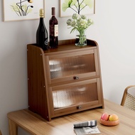 Spot goodsJapanese Side Cabinet Storage Cabinet Tea Cup Storage Cabinet Multilevel Kitchen Storage C