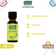 Thursday Plantation Lavender Oil | Tea Tree Oil | Peppermint Oil | Eucalyptus Oil | Tea Tree Medicated Gel for Acne | Roll On [TinyWings.sg]