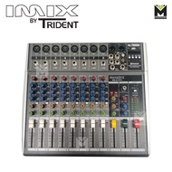 IMIX MS-812FX 8 Channel with USB Without EQ with LCD Dsiplay and USB Mixer