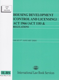 Housing Development (Control and Licensing) Act 1966 (Act 118) & Regulations [As At 5th January 2026