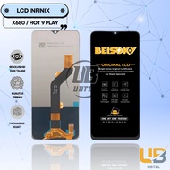 LCD TOUCHSCREEN INFINIX HOT 9 PLAY / X680 / X680B / X680C COMPLETE ORIGINAL FULLSET