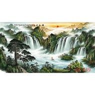 DL688 Wall Decoration Mural-Yuanyuan Liu Long Landscape Painting Money Cornucopia Calligraphy Painti