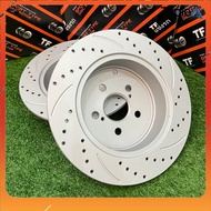 ORIGINAL TF SLOTTED & DRILLED DISC ROTOR (REAR) TOYOTA WISH ZNE10G ZGE20