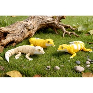 Leopard Gecko Model Realistik Boleh Gerak - 3D Printed dengan Detail Hidup & Sendi Artikulat, untuk 