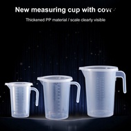 [SNNY]  500ml/1000ml/2000ml Heat-resistant Measuring Cup Strong Toughness Plastic Clear Scale Portable Measuring Jug for Daily Use