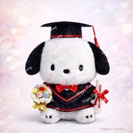 現貨🐰🐰 正版Sanrio PC狗畢業公仔 大量多款畢業公仔 柴犬，史迪仔，麥兜，Winnie the Pool Wi-Fi蠟筆小新傻鴨肉桂狗Melody Hello Kitty，超人，火影忍者，手織