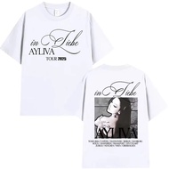 Men Women Aesthetic Hip Hop Short Sleeve T-shirts Die Ayliva Album Tour 2025 Fans Gift T Shirt Vinta