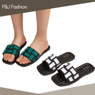 【P&J】Summer Korean slides comfortable slippers women tsinelas