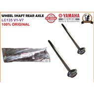 REAR WHEEL SHAFT SAB TAYAR BELAKANG 5YP-F5381 100% ORIGINAL YAMAHA LC135 LC 135 V1-V7