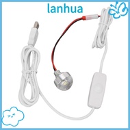 LANHUA Spotlight, Stepless Dimming 5V USB Powered LED Spotlight, Mini Dimmable Aluminum Alloy Breath