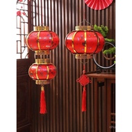 Lantern Gate Balcony New Year Retro Big Red Lantern Lantern Festival Luminous Ornaments Chinese Lant