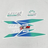 Stiker Helm LTD Stiker set LTD Sport Stiker Helm Halfface STIKER LTD