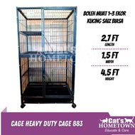 Cat Cage Heavy Duty | Sangkar Kucing Besi Kukuh & Tahan Lama
