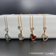 Rose High v Kirin Necklace Girlfriend 18k Free Clavicle Gold Gourd Pendant Gold Gift Sterling Silver
