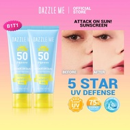 AND 1PC DAZZLE ME Attack on Sun UV Protection Essence Sunscreen Gel -Sunblock 40g